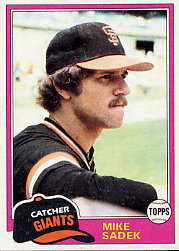 1981 Topps Baseball Cards      384     Mike Sadek